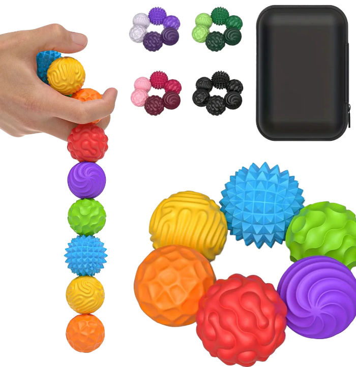 矽膠感官減壓球 (Fidget Sensory Silicone Magnetic Ball Toy)