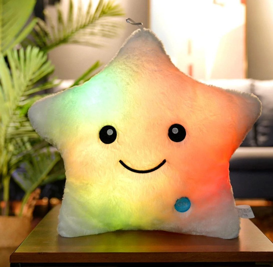 Light Up Sensory Star Plush 閃亮星星感官毛絨抱枕