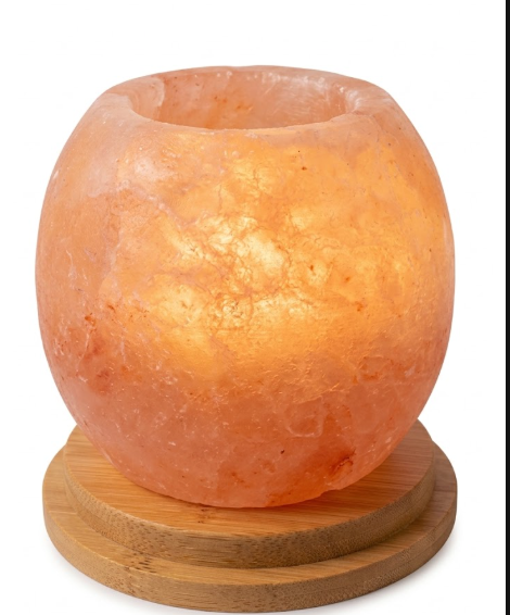 喜馬拉雅粉紅岩鹽燭台